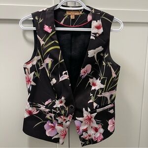 Ted Baker Black Floral Vest